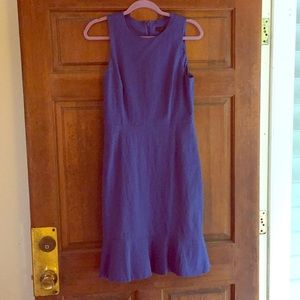 J. Crew Blue Sleeveless Dress